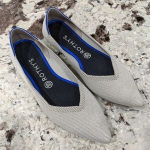 Rothy's Flax Birdseye The Point Flat